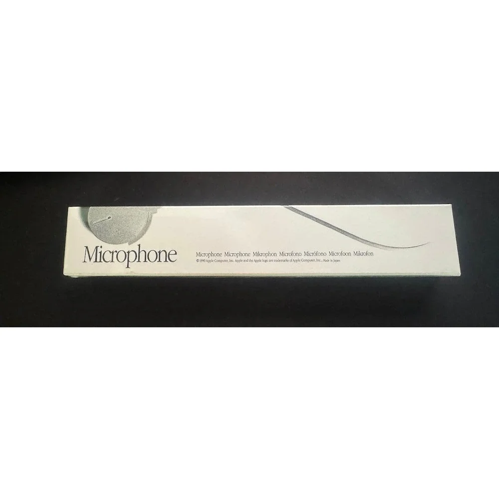 Sealed vintage 1990‎ Apple Mac Computer Microphone Freestanding wired audiojack!